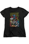 Gildan Justice League Of America Ultimate Scarifice Short Sleeve Womens Tee / T-shirt In Black