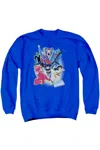 Gildan Justice League Of America Unlimited Adult Crewneck Sweatshirt In Blue