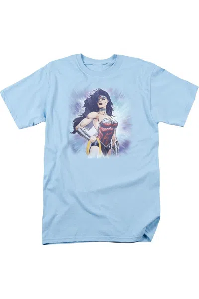 Gildan Justice League Of America Warrior Short Sleeve Adult Tee / T-shirt In Blue