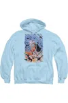 Gildan Justice League Of America Wonder Woman #1 Adult Pull Over Hoodie / Hooded Sweatshirt In Blue
