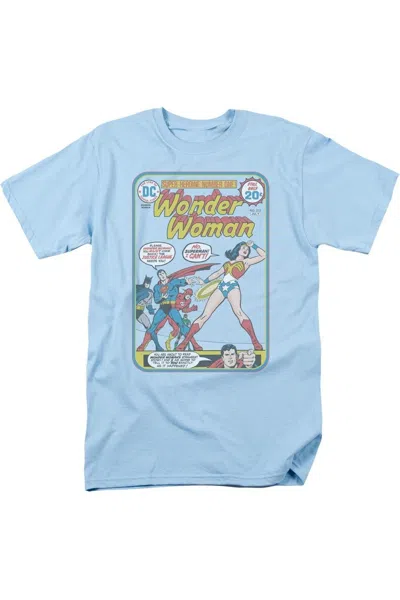 Gildan Justice League Of America Wonder Woman #212 Cover Short Sleeve Adult Tee / T-shirt In Blue
