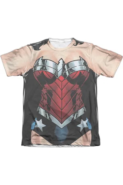 Gildan Justice League Of America Wonder Woman 52 Adult Poly/cotton Short Sleeve Tee / T-shirt In White