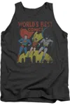 Gildan Justice League Of America Worlds Best Adult Tank Top In Pink