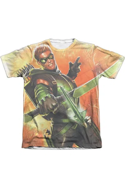 Gildan Justice League Of America Worth A Shot Adult Poly/cotton Short Sleeve Tee / T-shirt In White