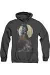 Gildan Justice League Of America Zatanna Illusion Adult Heather Hoodie / Hooded Sweatshirt In Black
