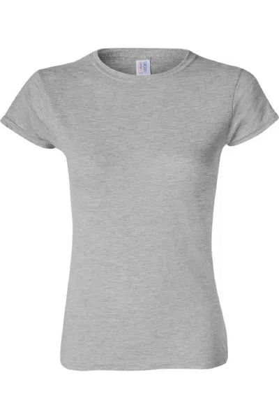 Gildan Ladies Soft Style Short Sleeve T-shirt In Multi