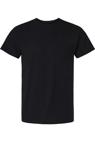 Gildan Light Cotton T-shirt In Black
