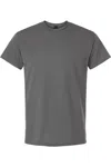 Gildan Mens Heavy Cotton Short-sleeved T-shirt In Gray