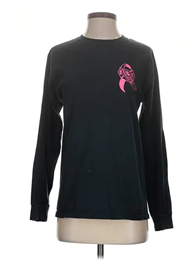 Pre-owned Gildan Long Sleeve T-shirt In Black
