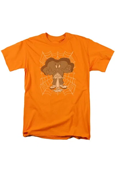 Gildan Looney Tunes Being Watched Short Sleeve Adult Tee / T-shirt In Orange