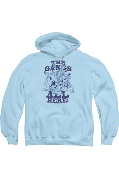 Gildan Looney Tunes Blue Gang Adult Pull Over Hoodie / Hooded Sweatshirt