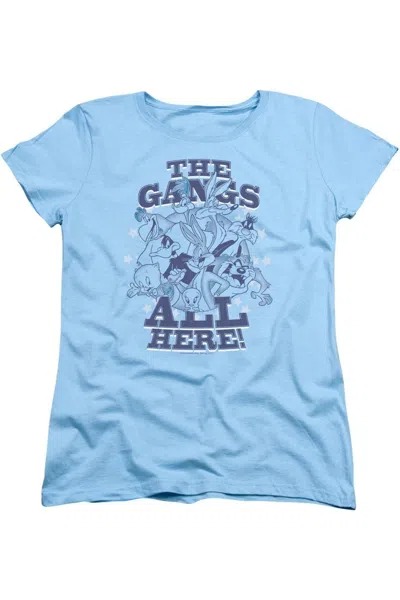 Gildan Looney Tunes Blue Gang Short Sleeve Womens Tee / T-shirt