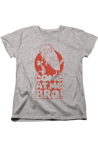 Gildan Looney Tunes Come At Me Short Sleeve Women´s Tee / T-shirt In Gray
