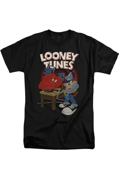 Gildan Looney Tunes Dj Looney Tunes Short Sleeve Adult Tall Tee / T-shirt In Black