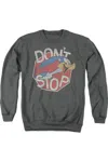 Gildan Looney Tunes Dont Stop Adult Crewneck Sweatshirt In Pink