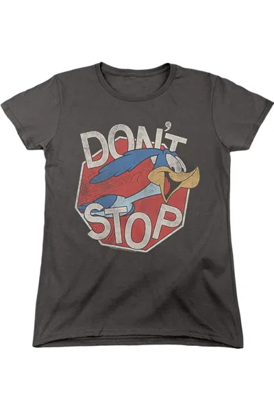 Gildan Looney Tunes Don´t Stop Short Sleeve Women´s T-shirt In Gray
