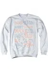 Gildan Looney Tunes Duck Season Rabbit Season Adult Crewneck Sweatshirt In White