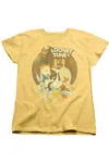 Gildan Looney Tunes Gangs All Here Short Sleeve Women´s Tee / T-shirt In Yellow