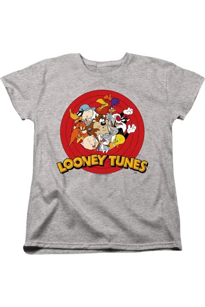 Gildan Looney Tunes Group Short Sleeve Women´s Tee / T-shirt In Gray