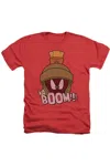 Gildan Looney Tunes Kaboom Adult Heather Tee / T-shirt In Red
