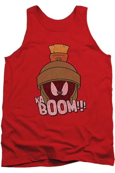 Gildan Looney Tunes Kaboom Adult Tank Top In Red