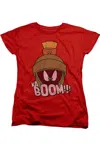 Gildan Looney Tunes Kaboom Short Sleeve Women´s Tee / T-shirt In Red