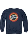 Gildan Looney Tunes Merrie Logo Adult Crewneck Sweatshirt In Blue