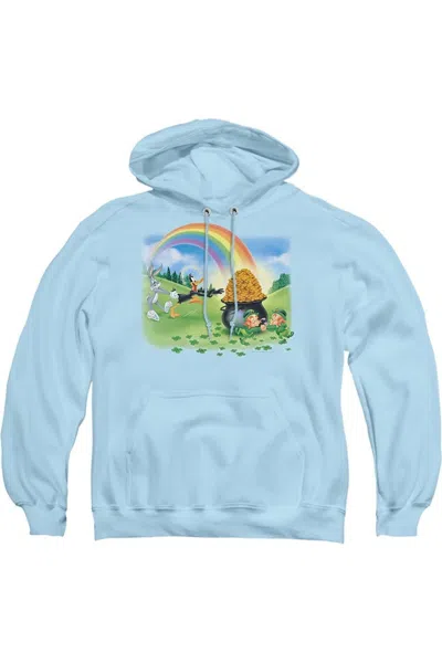 Gildan Looney Tunes Mine Mine Mine Adult Pull Over Hoodie / Hooded Sweatshirt In Blue