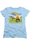 Gildan Looney Tunes Mine Mine Mine Short Sleeve Womens Tee / T-shirt In Blue