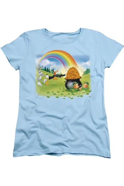 Gildan Looney Tunes Mine Mine Mine Short Sleeve Womens Tee / T-shirt In Blue