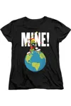 Gildan Looney Tunes Mine Short Sleeve Women´s Tee / T-shirt In Black