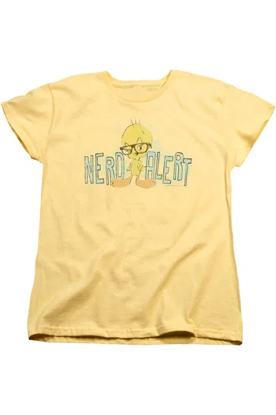 GILDAN LOONEY TUNES NERD ALERT SHORT SLEEVE WOMENS TEE / T-SHIRT