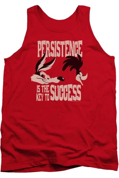Gildan Looney Tunes Persistence Adult Tank Top In Red