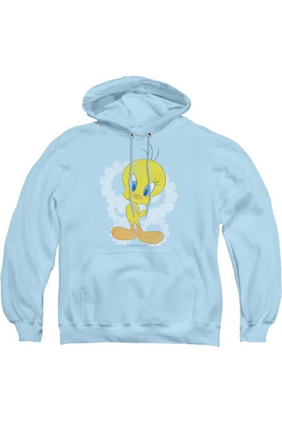 Gildan Looney Tunes Retro Tweety Adult Pull Over Hoodie / Hooded Sweatshirt In Burgundy