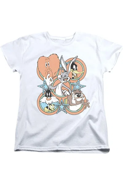 Gildan Looney Tunes Screen Stars Short Sleeve Women´s Tee / T-shirt In White