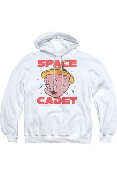 Gildan Looney Tunes Space Ghost Adult Pull Over Hoodie / Hooded Sweatshirt In White