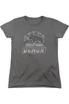 Gildan Looney Tunes Speed Demon Short Sleeve Womens Tee / T-shirt In Pink