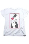Gildan Looney Tunes Sylvester Short Sleeve Women´s Tee / T-shirt In White