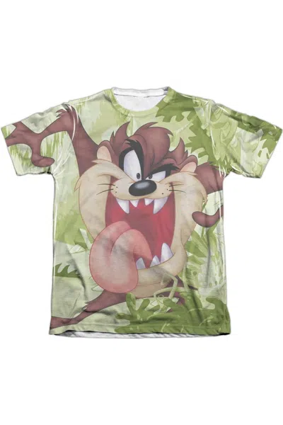 Gildan Looney Tunes Taz Adult Poly/cotton Short Sleeve Tee / T-shirt In White