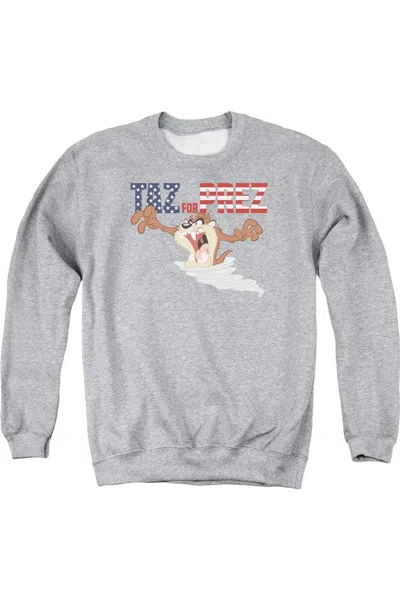 Gildan Looney Tunes Taz For Prez 3 Adult Crewneck Sweatshirt In Multi