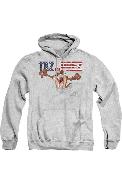 Gildan Looney Tunes Taz For Prez 3 Adult Pull Over Hoodie / Hooded Sweatshirt In Multi