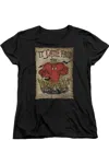 Gildan Looney Tunes The Depths Short Sleeve Womens Tee / T-shirt In Black
