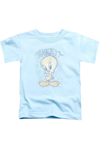 Gildan Kids' Looney Tunes Tweety Fade Short Sleeve Toddler Tee / T-shirt In Blue
