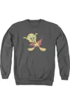 Gildan Looney Tunes Vampire Tweety Adult Crewneck Sweatshirt In Pink