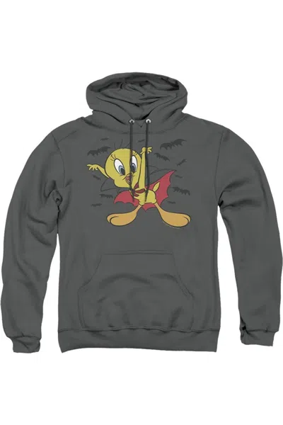 Gildan Looney Tunes Vampire Tweety Adult Pull Over Hoodie / Hooded Sweatshirt In Pink
