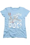 Gildan Looney Tunes What´s Up Short Sleeve Women´s T-shirt In Blue