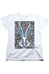 Gildan Looney Tunes Wild Bugs Short Sleeve Women´s Tee / T-shirt In White