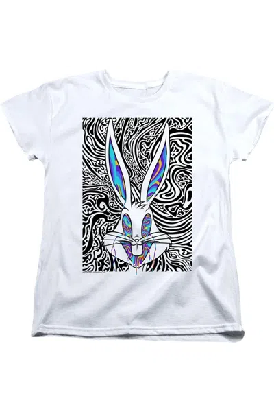 Gildan Looney Tunes Wild Bugs Short Sleeve Women´s Tee / T-shirt In White