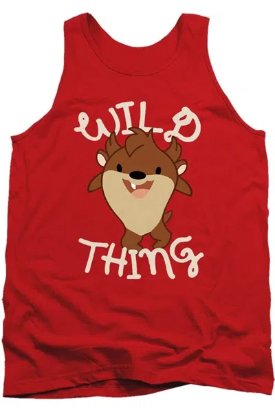 Gildan Looney Tunes Wild Thing Kid Adult Tank Top In Red