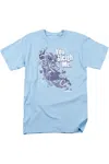 Gildan Looney Tunes You Sleigh Me Short Sleeve Adult Tee / T-shirt In Blue